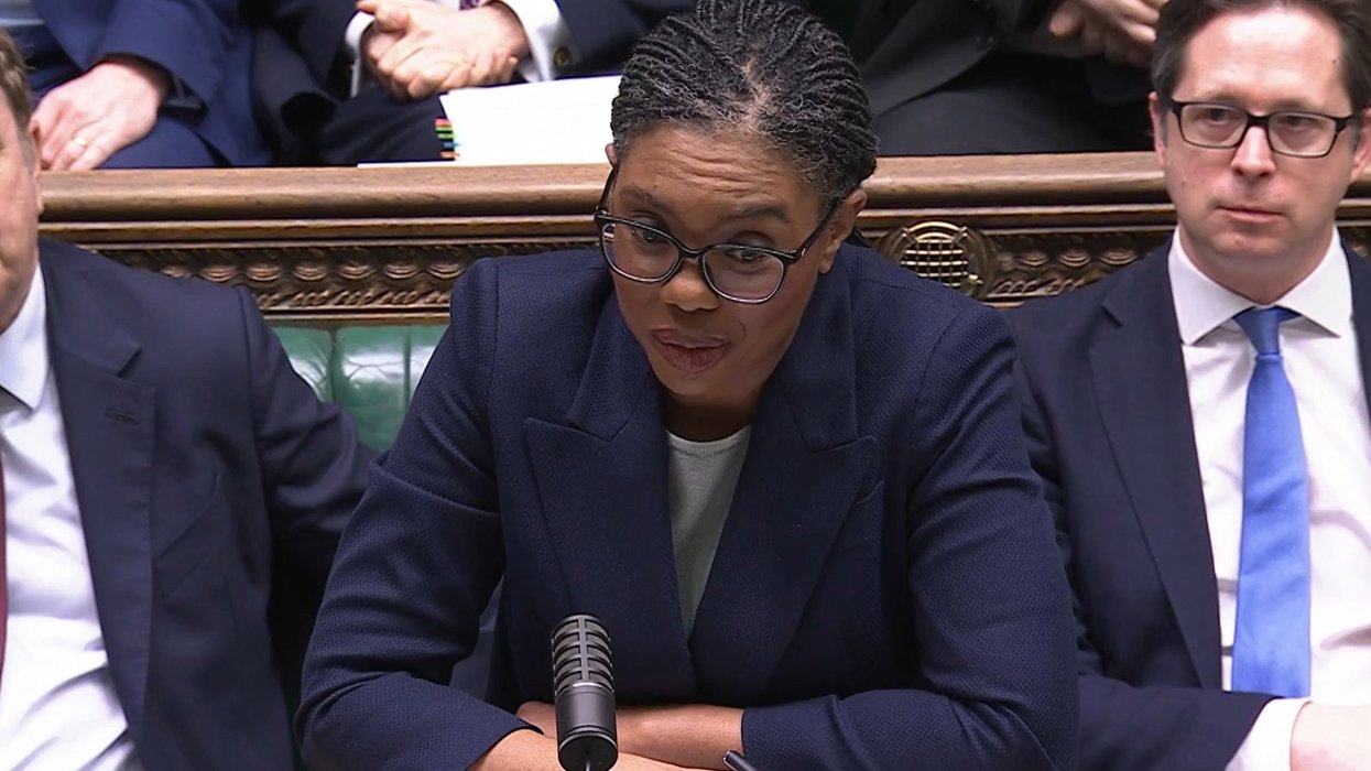 Kemi Badenoch mocks Keir Starmer as she celebra...