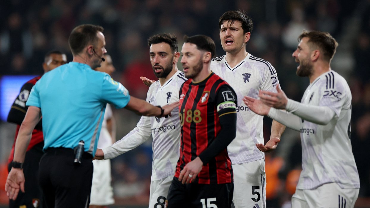Man Utd launch official complaints over 'crazy' referee decisions in Bournemouth draw