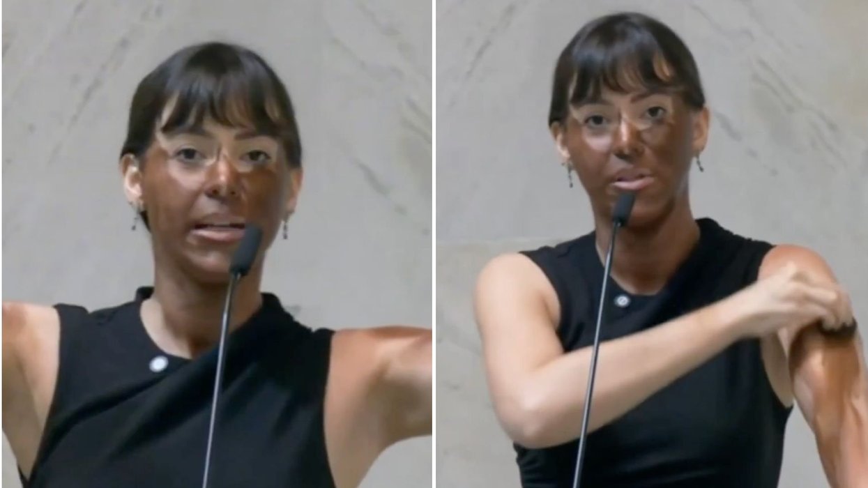 Brazilian politician applies blackface and declares: 'Am I black now? I identify as black' in shocking trans protest
