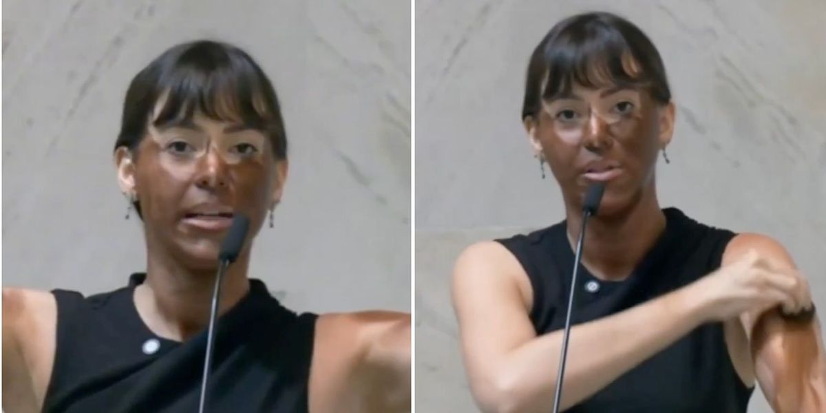 Fabiana Bolsonaro: Brazilian politician applies blackface and declares: 'Am I black now? I identify as black' in shocking trans protest thumbnail