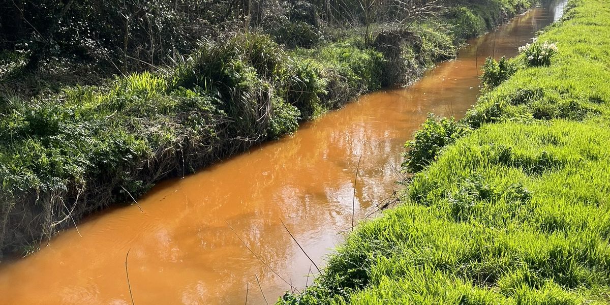 Stream in English tourist hotspot turns ORANGE as public given strict warning amid urgent investigation Stream in English tourist hotspot turns ORANGE as public given strict warning amid urgent investigation