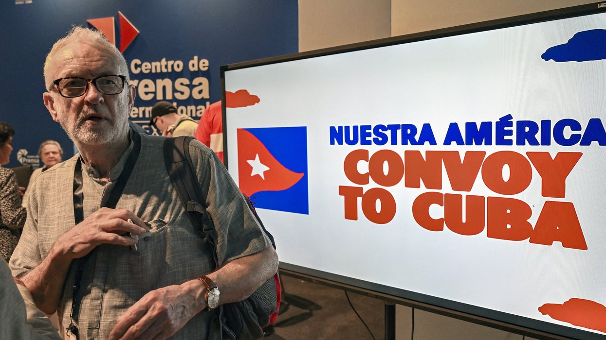 Jeremy Corbyn and rap group Kneecap embark on anti-American 'aid mission' to communist Cuba