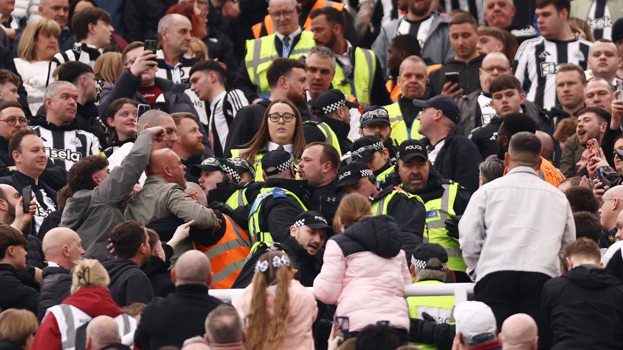 Newcastle and Sunderland clash in ugly scenes before Tyne-Wear derby as one person requires CPR