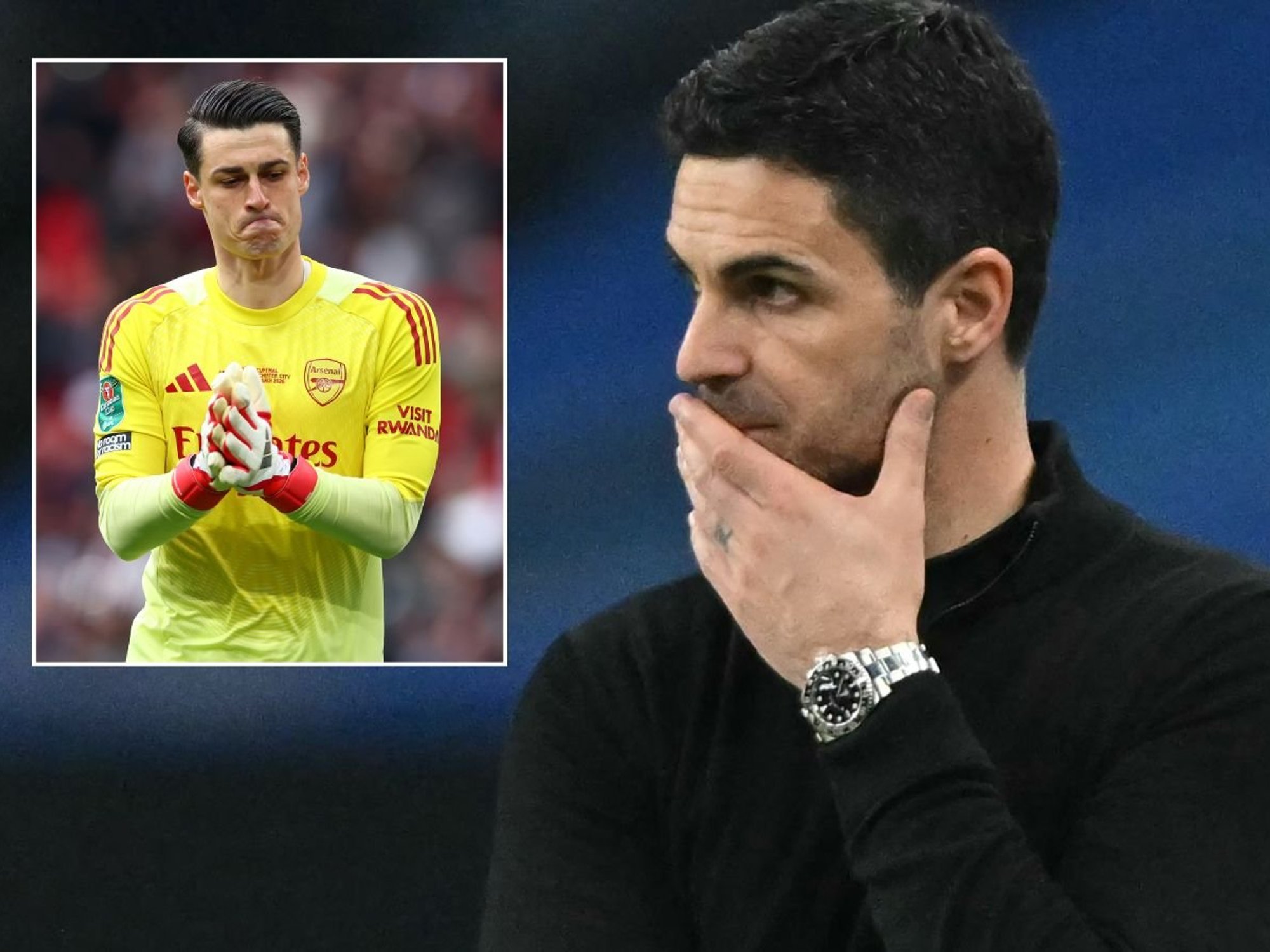 Mikel Arteta makes stance clear on Kepa Arrizabalaga 'regret' after Man City beat Arsenal to win ...