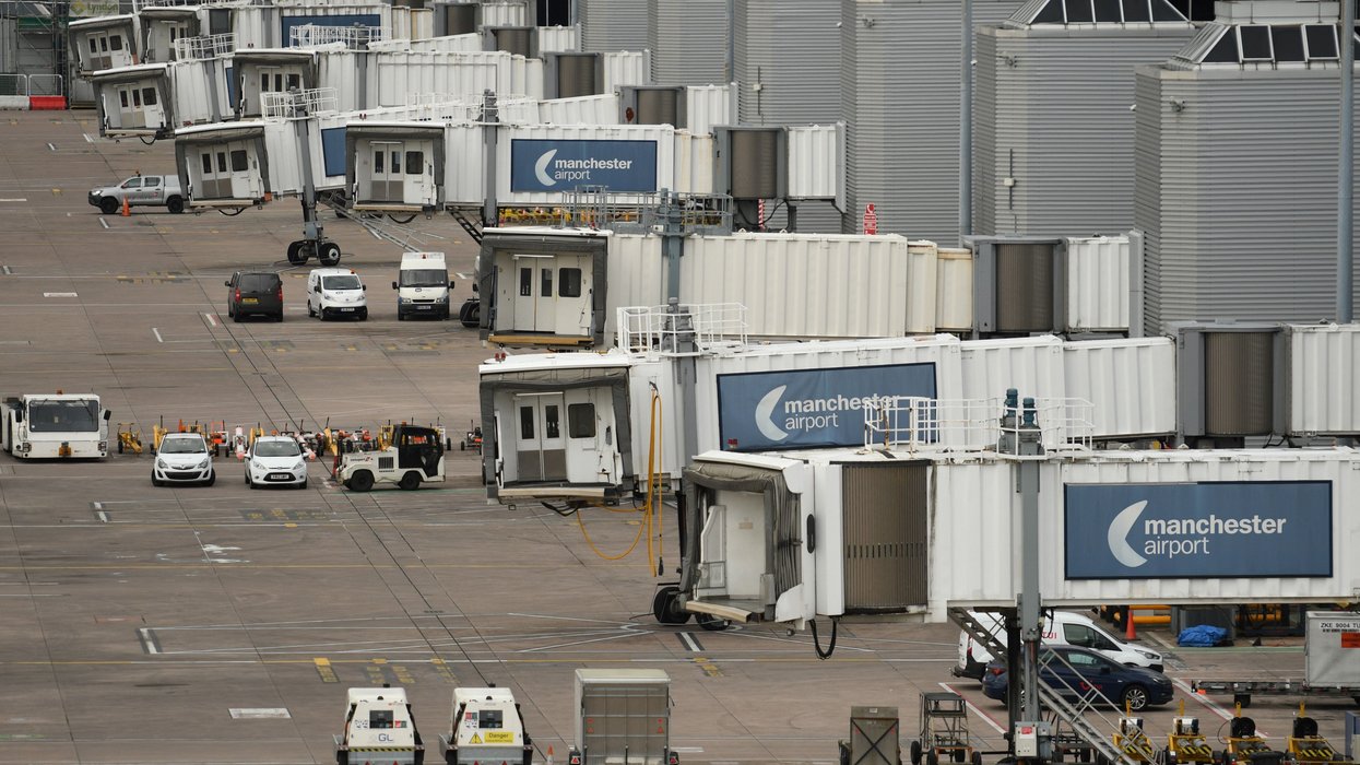 Plane grounded at Manchester Airport just moments before takeoff after bailiffs 'seize' jet over £5k passenger compensation bill