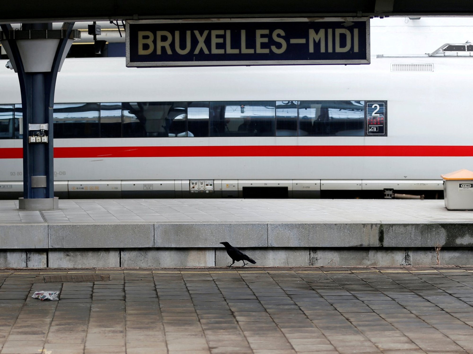 Brussels train station evacuated after police find two mysterious packages