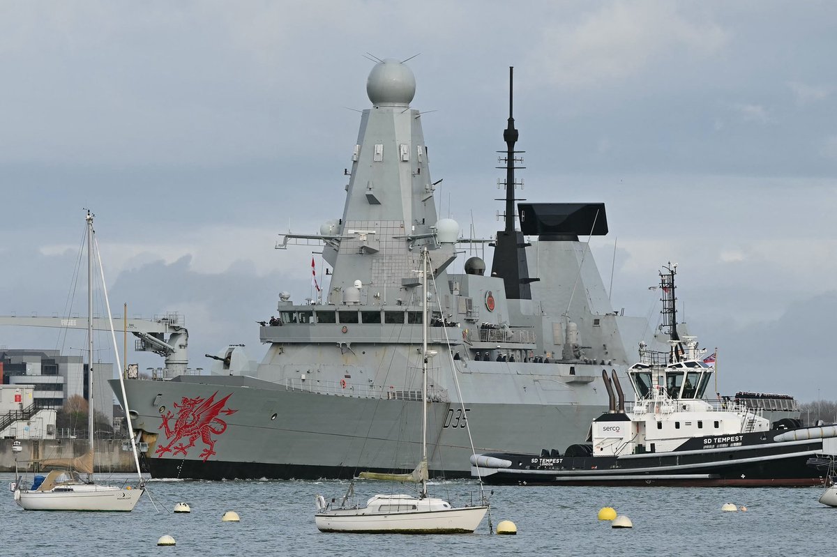 HMS Dragon FINALLY arrives to defend Cyprus three weeks after Iranian drone strike