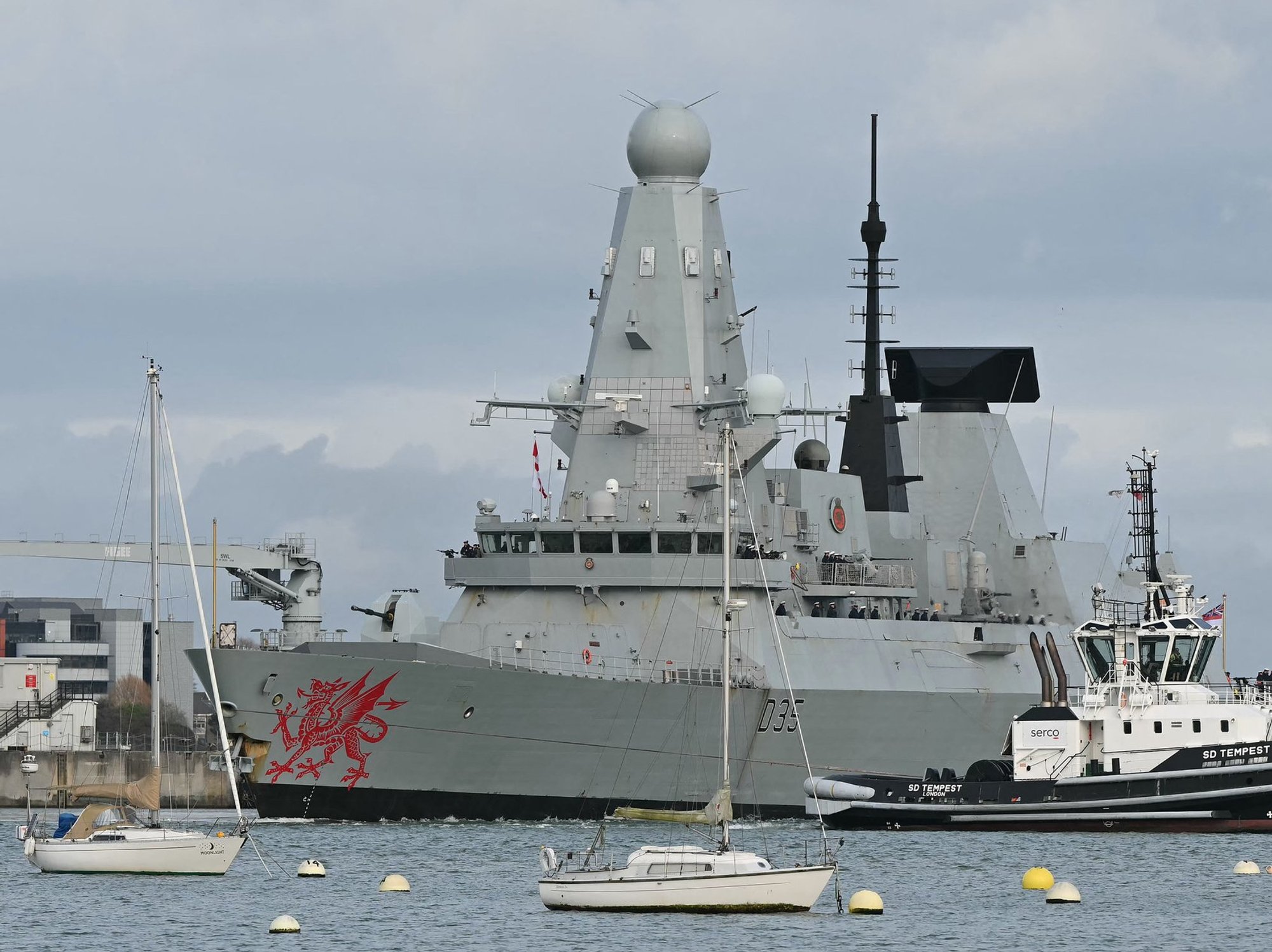 HMS Dragon FINALLY arrives to defend Cyprus three weeks after Iranian drone strike