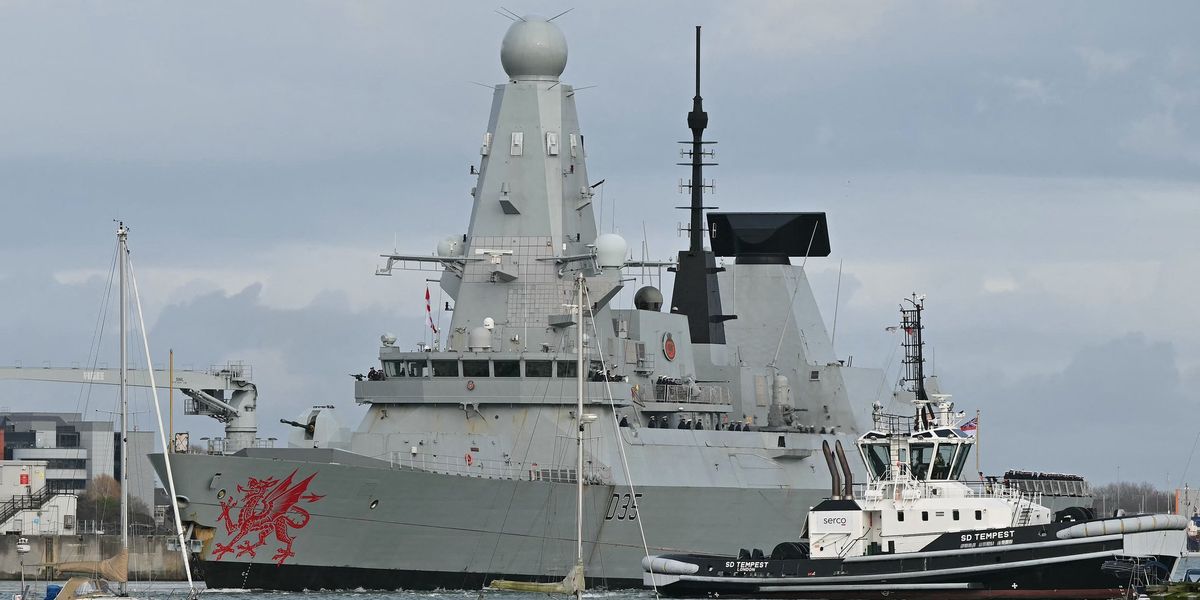 HMS Dragon FINALLY arrives to defend Cyprus three weeks after Iranian drone strike HMS Dragon FINALLY arrives to defend Cyprus three weeks after Iranian drone strike