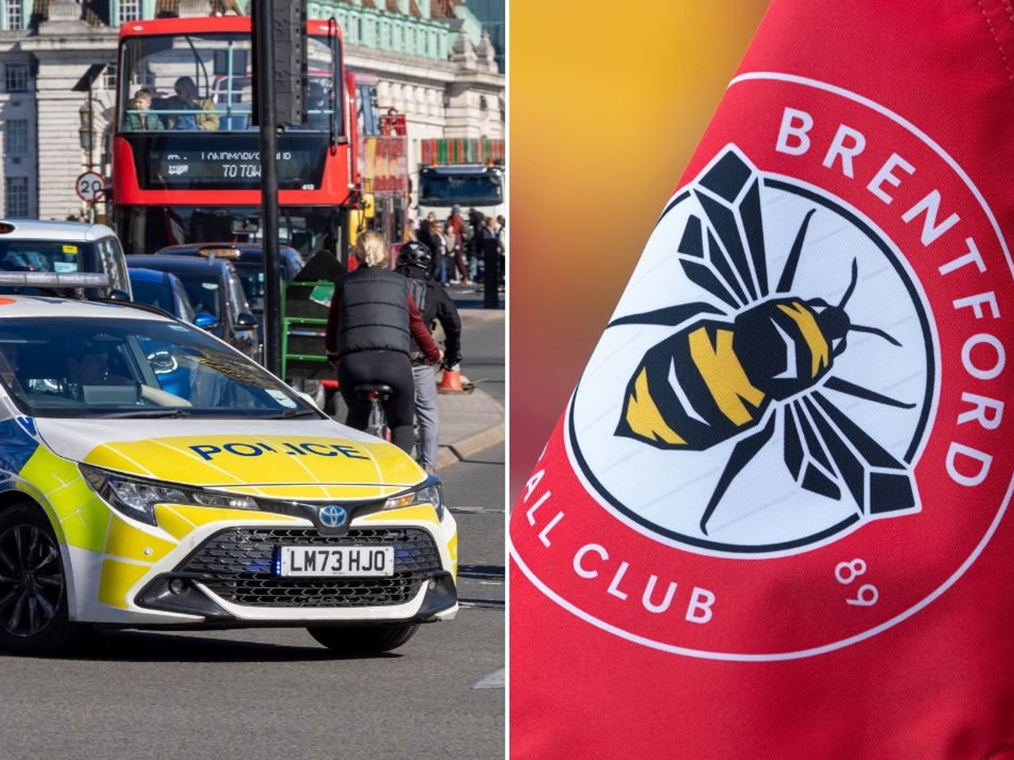 Police arrest man, 63, after Brentford players intervened in 'racist attack'