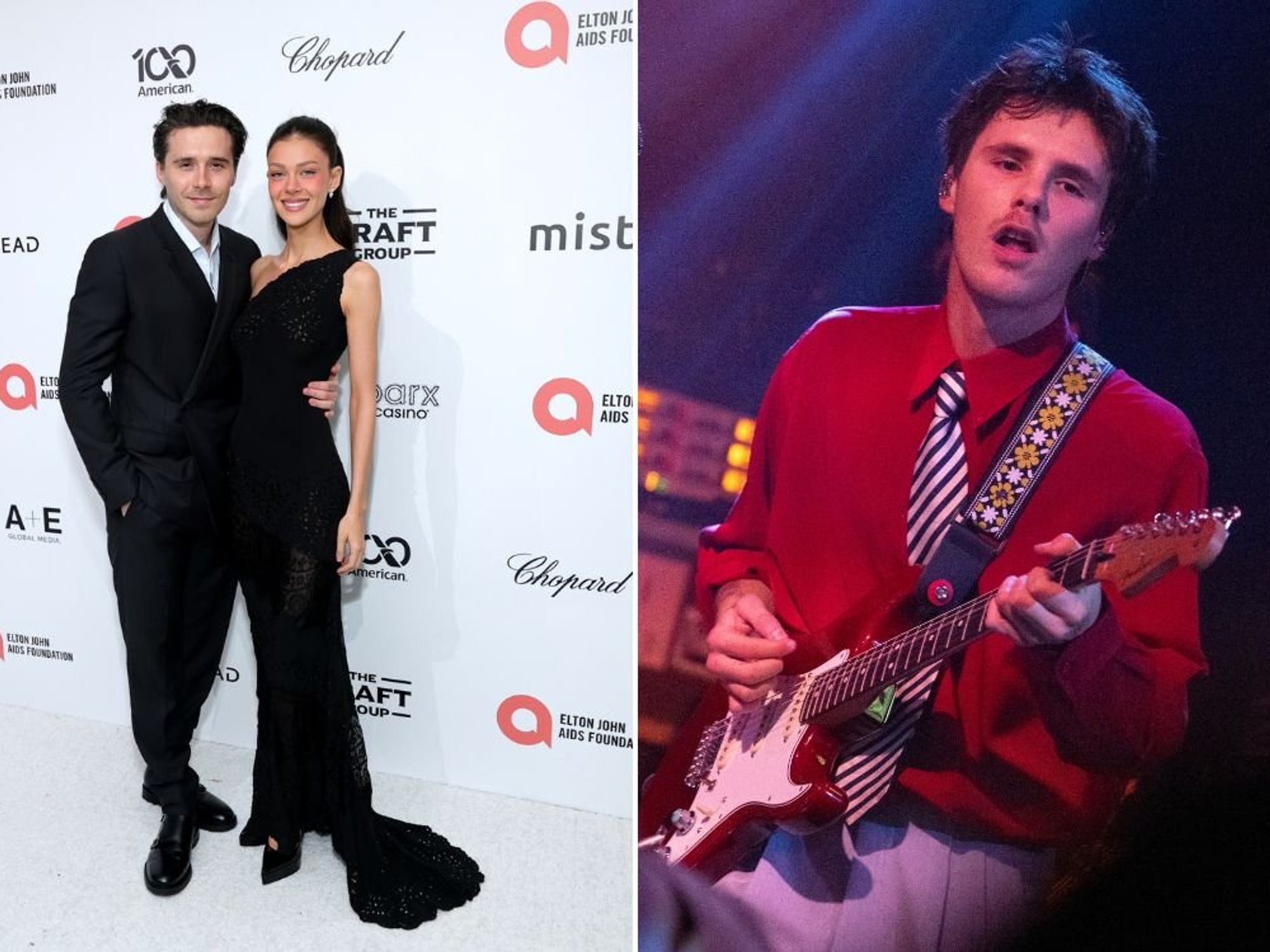 Cruz Beckham 'emotional' during performance of song referencing Brooklyn feud