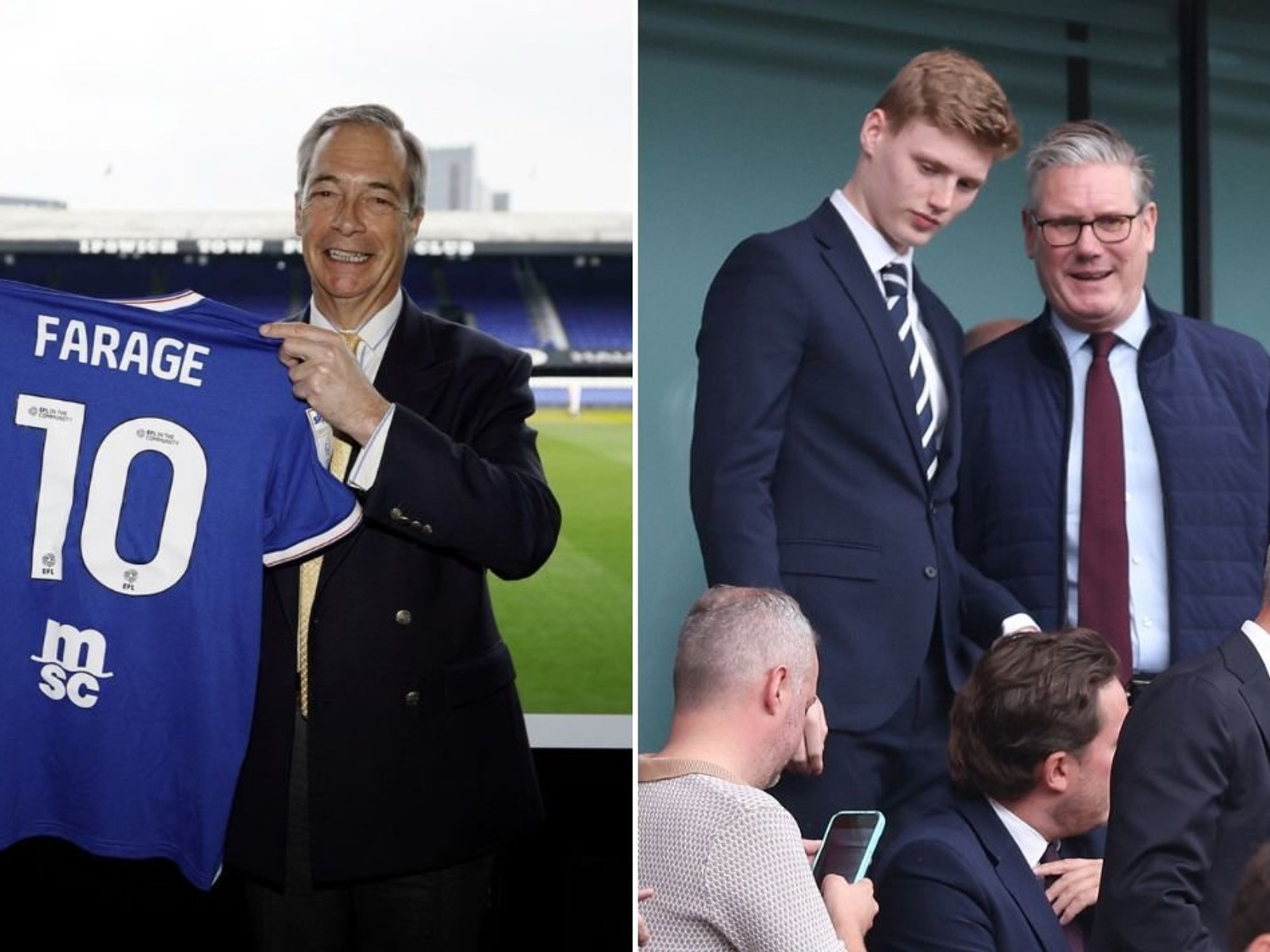 Outrage over Nigel Farage's Ipswich visit is a joke, where were these crybabies over Keir Starmer...