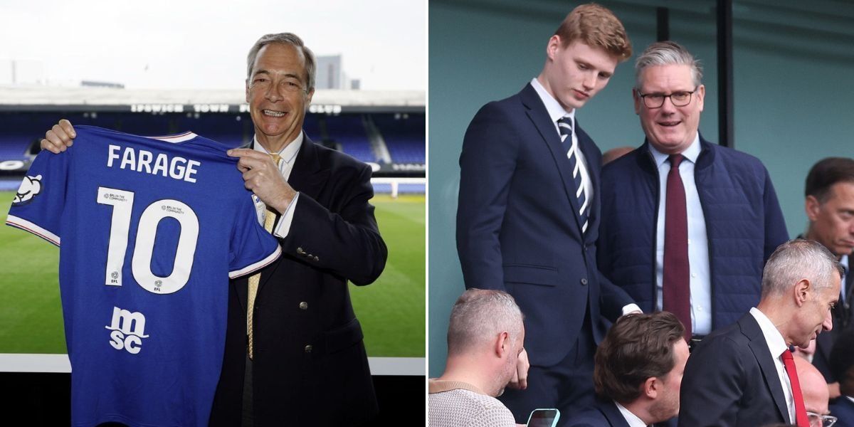 Outrage over Nigel Farage’s Ipswich visit is a joke, where were these crybabies over Keir Starmer’s Arsenal freebies? Outrage over Nigel Farage’s Ipswich visit is a joke, where were these crybabies over Keir Starmer’s Arsenal freebies?