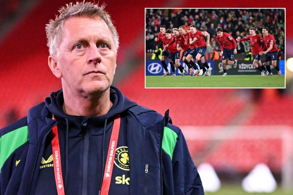 Ireland manager gives devastated speech after losing Czechia World Cup play-off match