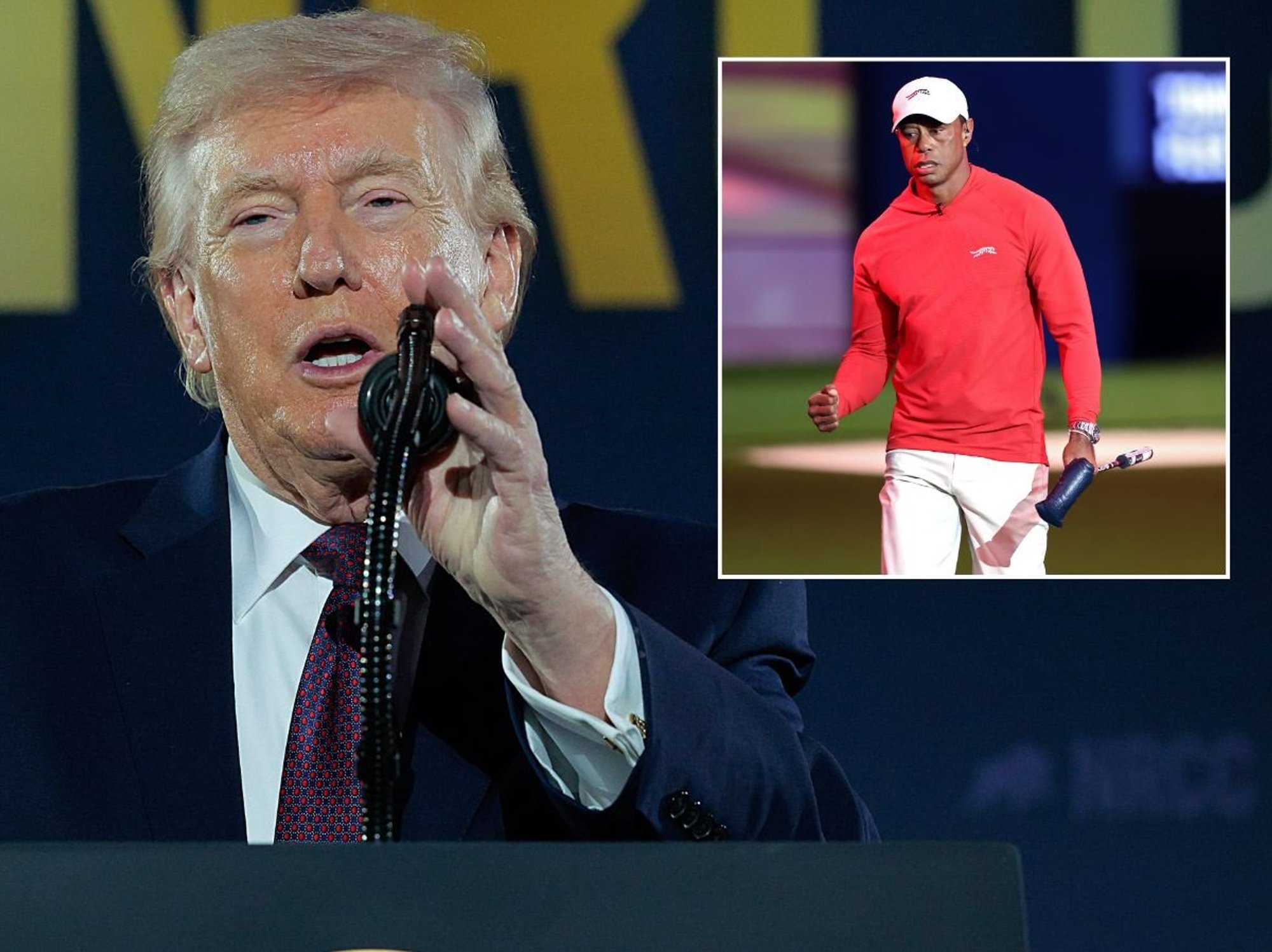 Donald Trump drops bombshell news about Tiger Woods as Masters creeps closer