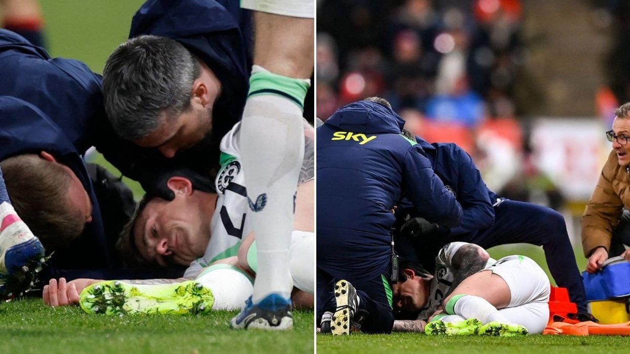 Ireland player health update after spending night in hospital following horror injury vs Czech Republic