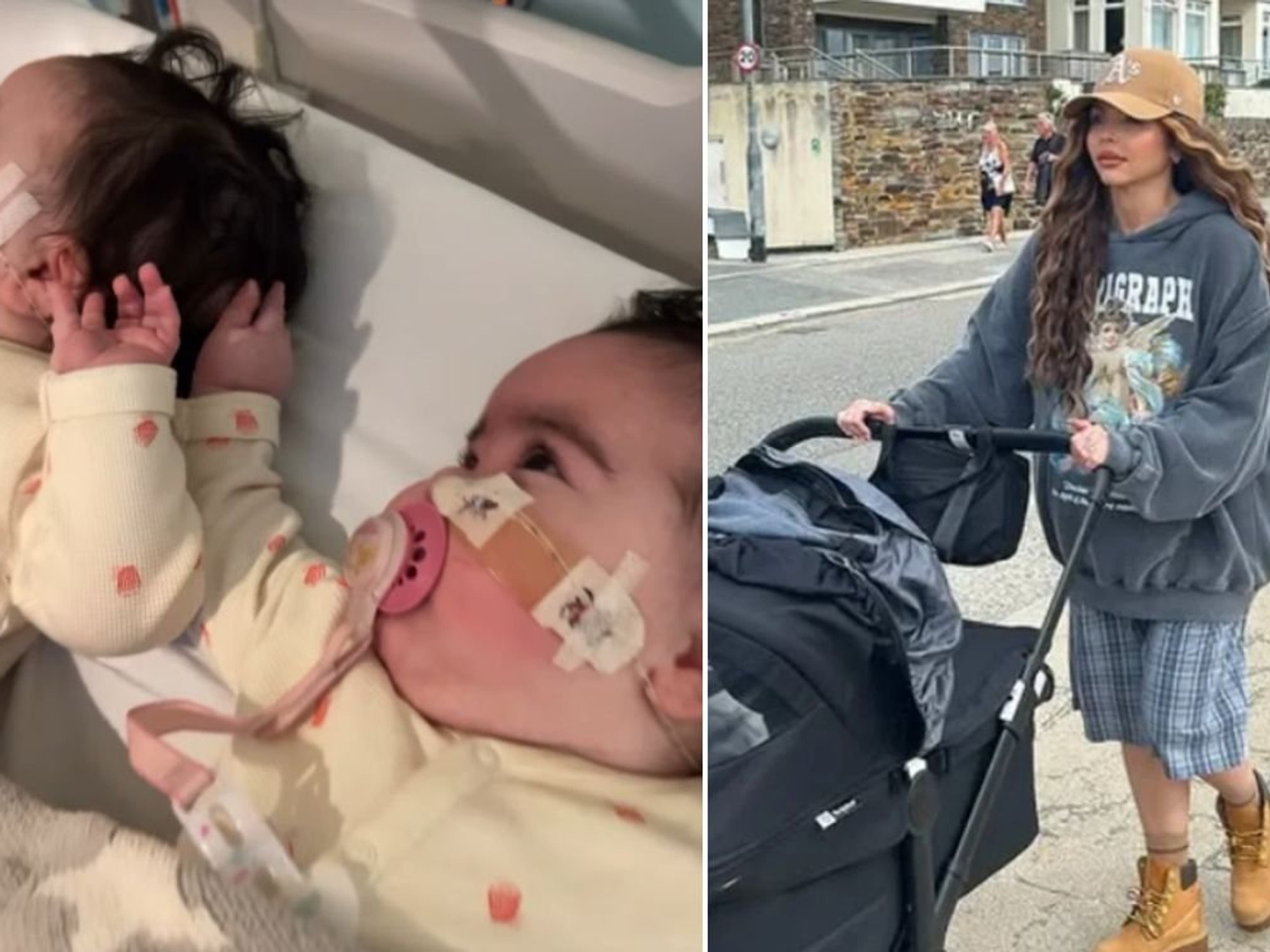 Jesy Nelson shares sweet video of baby twins as they receive treatment at Great Ormond Street Hospital
