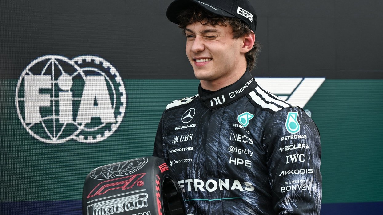 Kimi Antonelli sends message after beating George Russell to clinch pole for Japanese Grand Prix