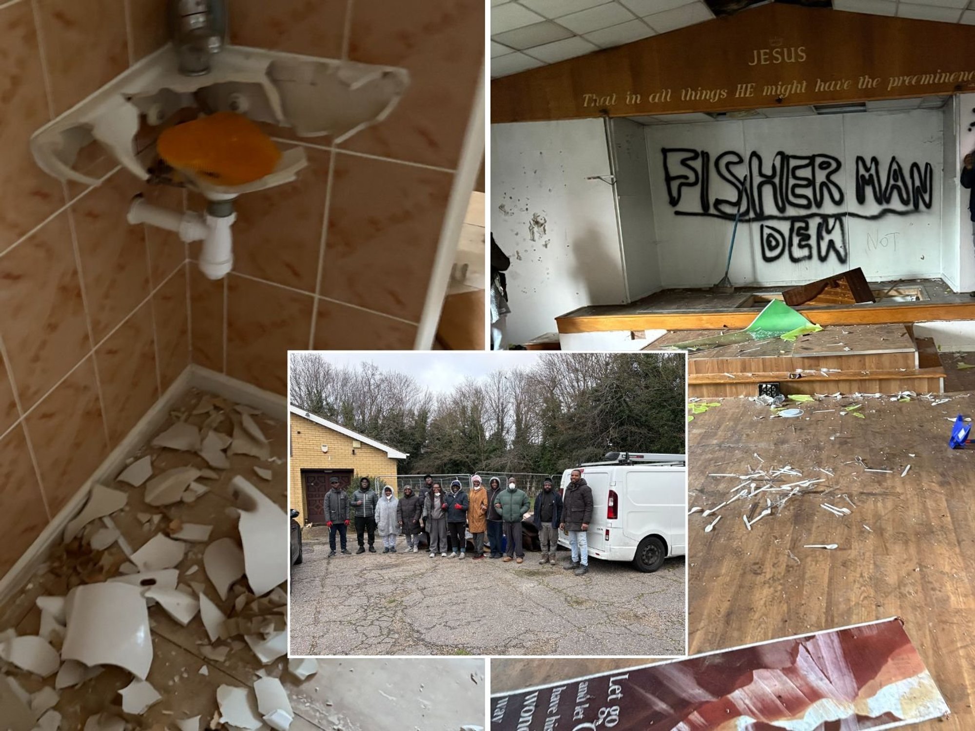 Church vandalised in targeted attack as pastor pleads: 'We've been victimised for being Christians!'