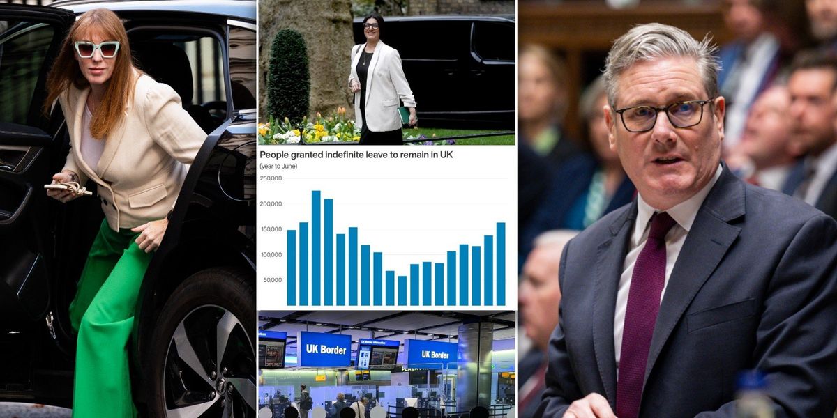 Keir Starmer considering immigration U-turn as PM accused of ‘pathetically caving’ to Angela Rayner Keir Starmer considering immigration U-turn as PM accused of ‘pathetically caving’ to Angela Rayner