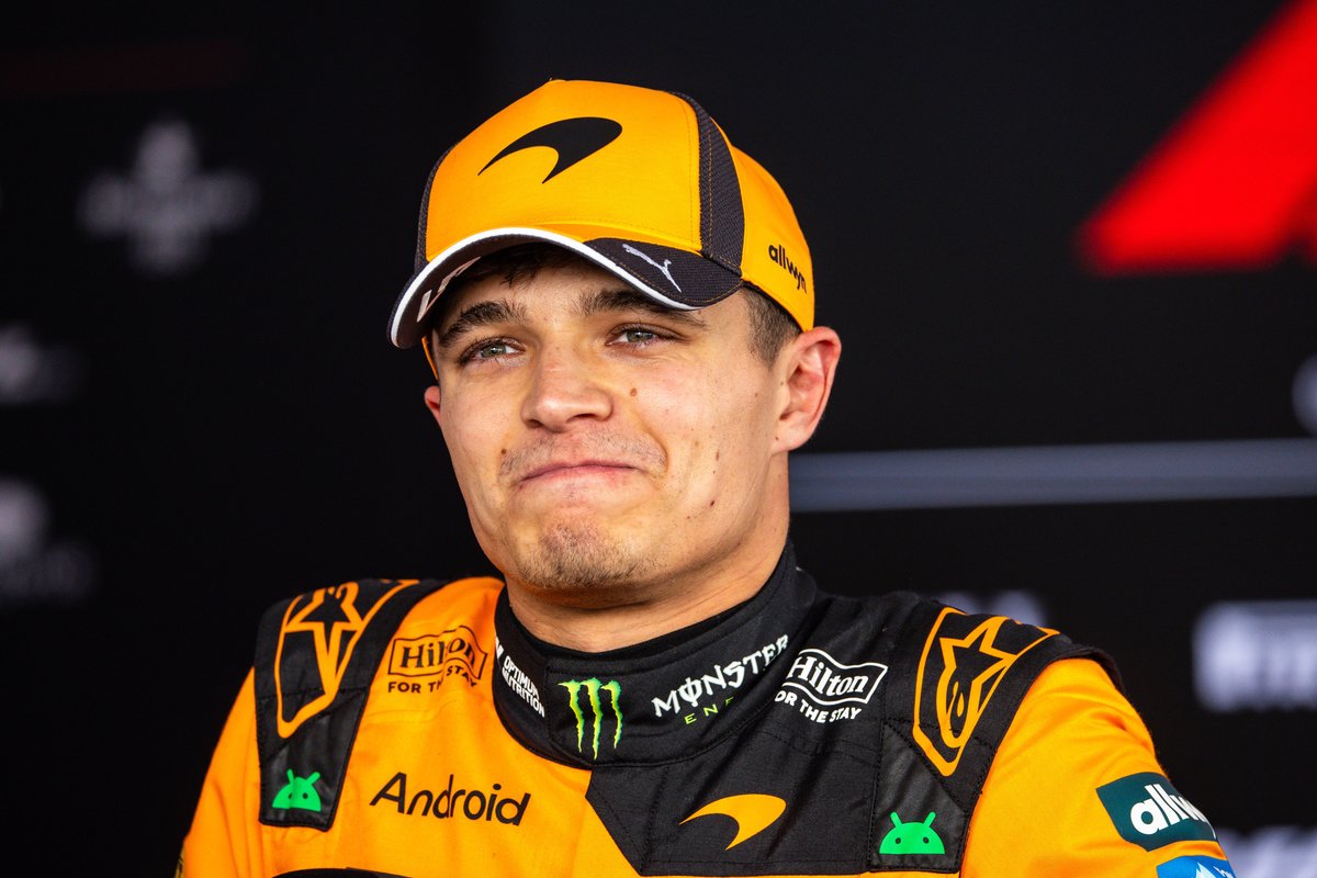 Lando Norris gives sarcastic responses after talking with Max Verstappen following Japanese GP