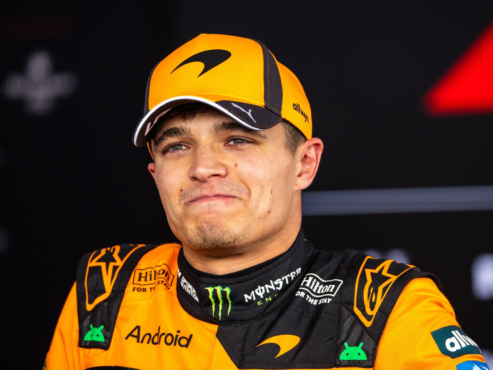 Lando Norris gives sarcastic responses after talking with Max Verstappen following Japanese GP