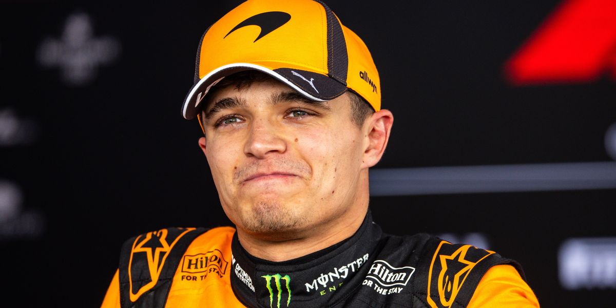 Lando Norris gives sarcastic responses after talking with Max Verstappen following Japanese GP Lando Norris gives sarcastic responses after talking with Max Verstappen following Japanese GP