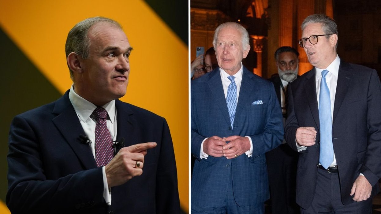 Ed Davey slams Keir Starmer's 'lack of backbone' after Buckingham Palace announces King's US State Visit