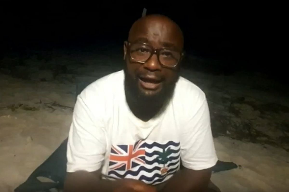 Watch the moment Chagos Islands's First Minister belts out stirring rendition of God Save the King