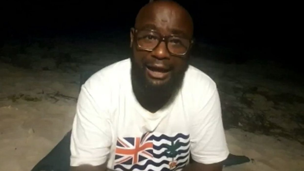 Watch the moment Chagos Islands's First Minister belts out stirring rendition of God Save the King