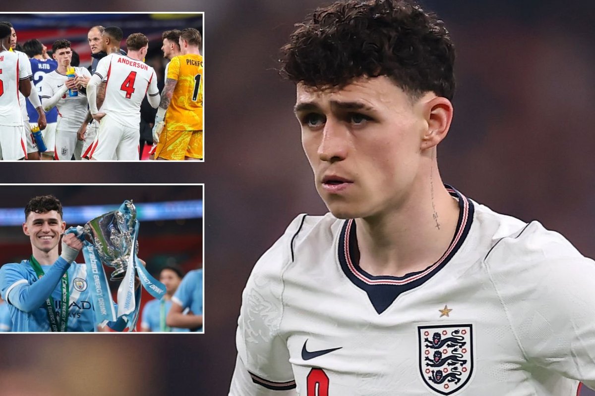 Phil Foden has never done it for England and looks like he never will