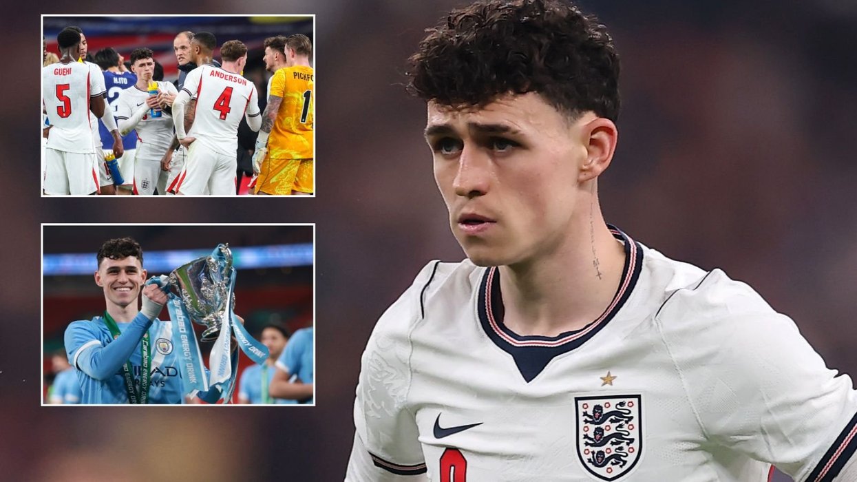 Phil Foden has never done it for England and looks like he never will