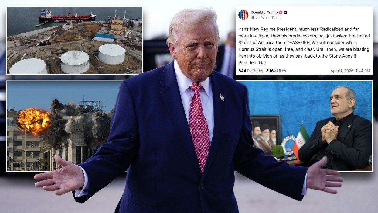 Donald Trump vows to blast Iran 'back to the Stone Ages' until Strait of Hormuz reopens