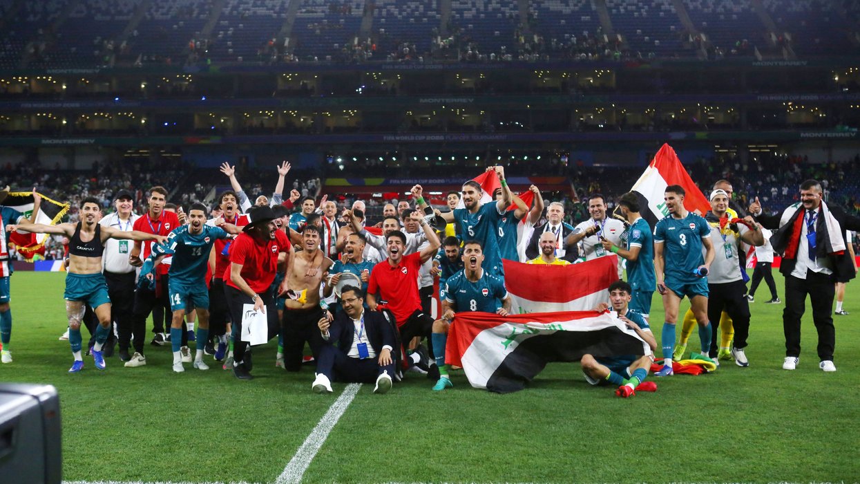 Football coach collapses during wild celebrations after team qualifies for World Cup