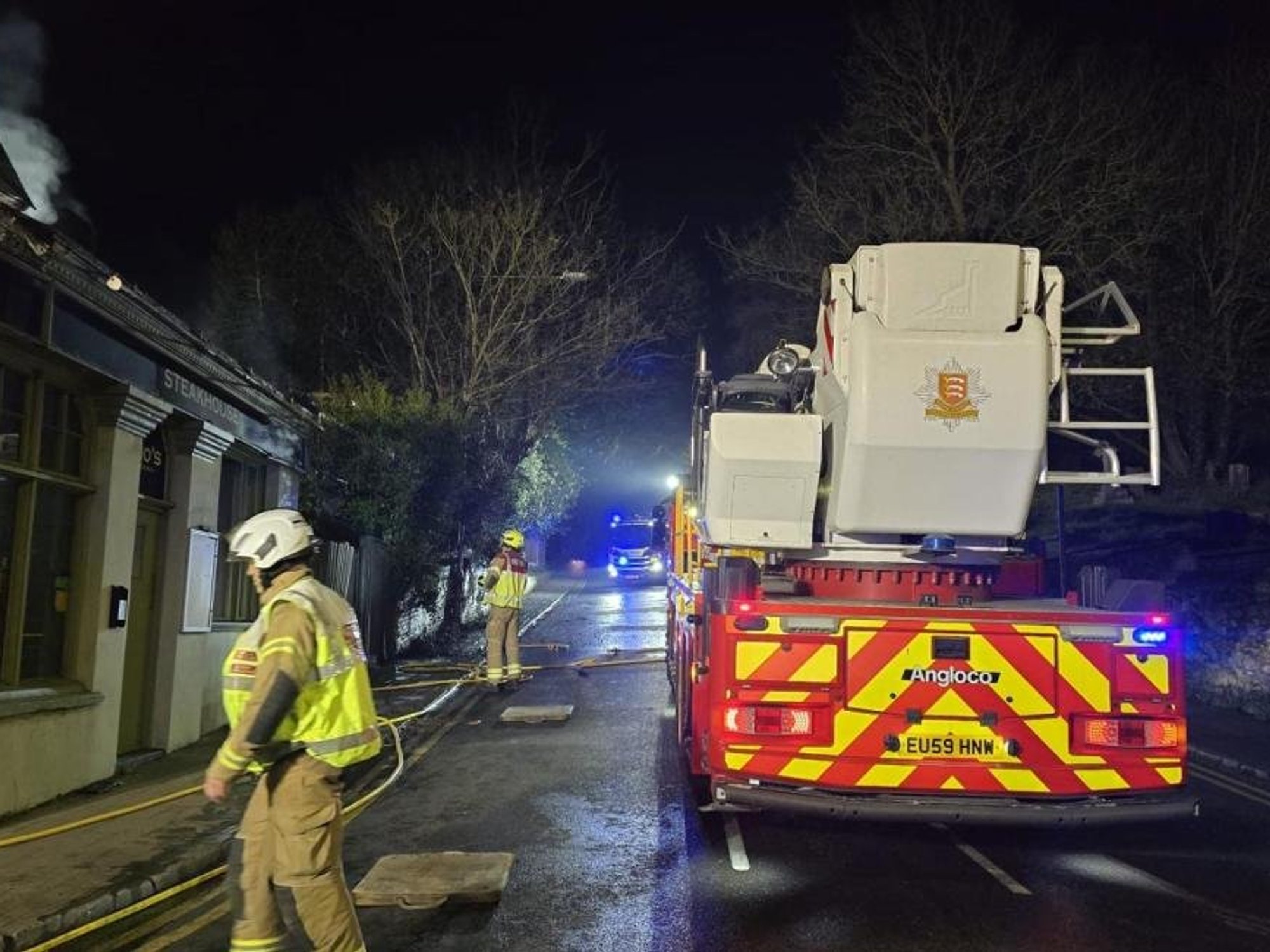 Firefighters rush to save beloved local pub after blaze breaks out on decking