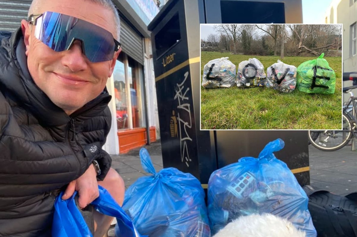 Litter picking group started in Britain aims to collect ONE MILLION bags filled with rubbish worldwide