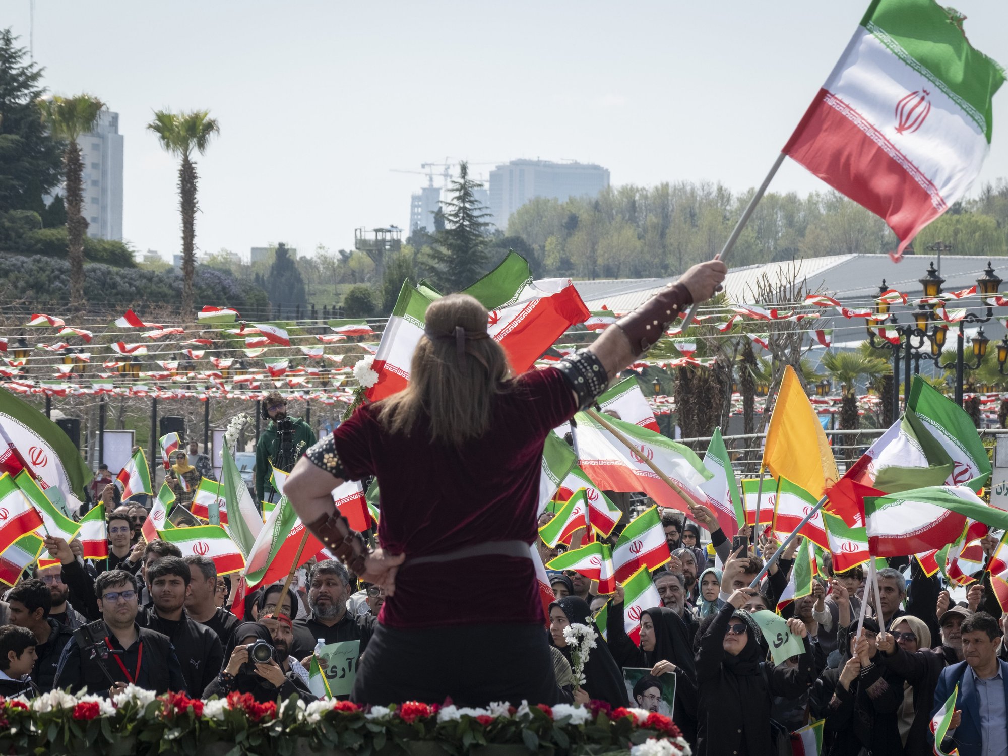 Iranian dissident increasingly confident the Islamic Republic is 'taking its last breath' as he b...