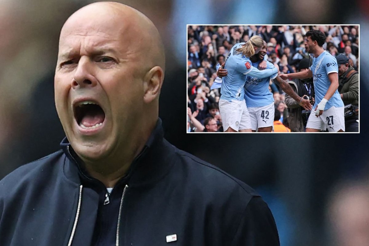 Liverpool fans demand immediate Arne Slot sacking after nightmare FA Cup defeat to Man City