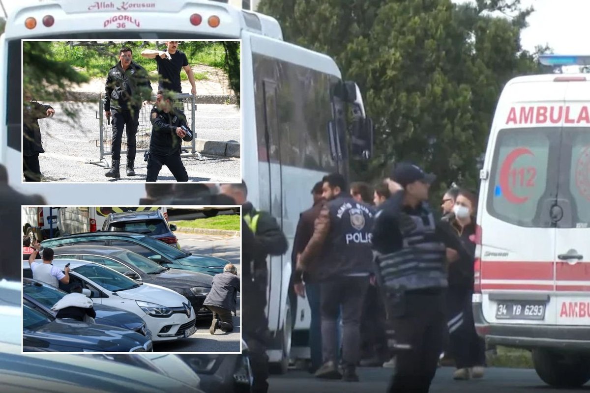 Three people shot dead and two police officers injured near Israeli consulate in Istanbul