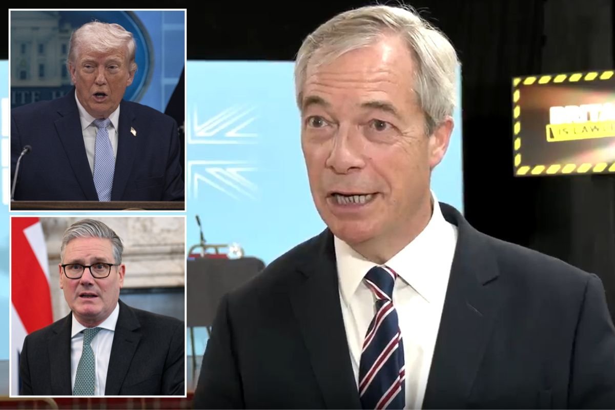 Nigel Farage outlines first thing Keir Starmer must do after Donald Trump compared PM to Neville Chamberlain