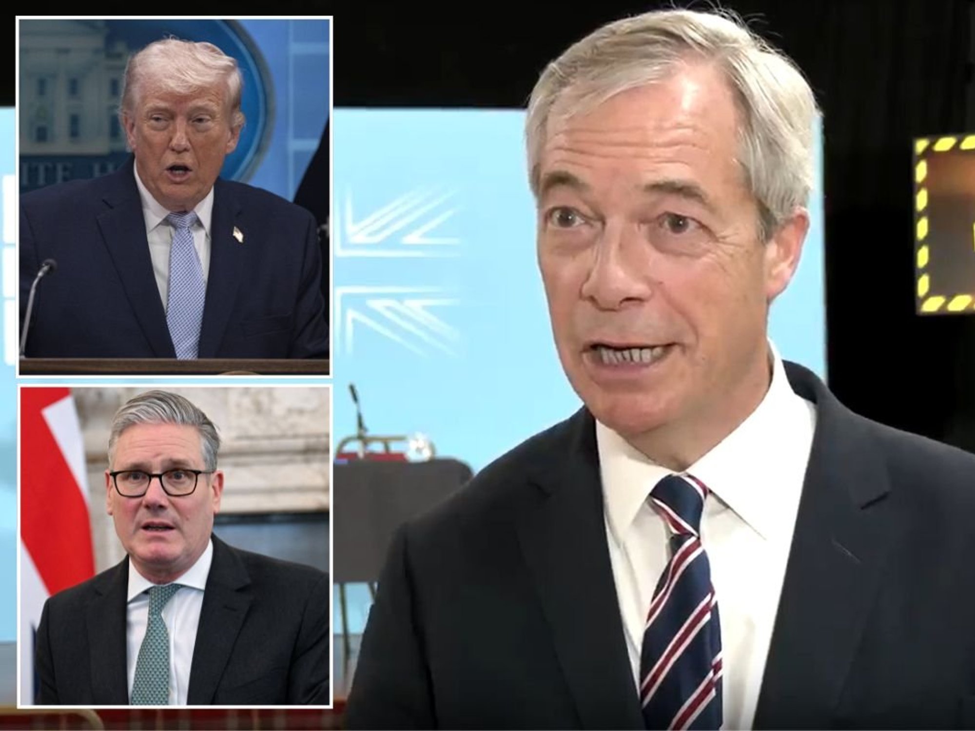 Nigel Farage reveals first thing Keir Starmer must do after Donald Trump compared PM to Neville C...