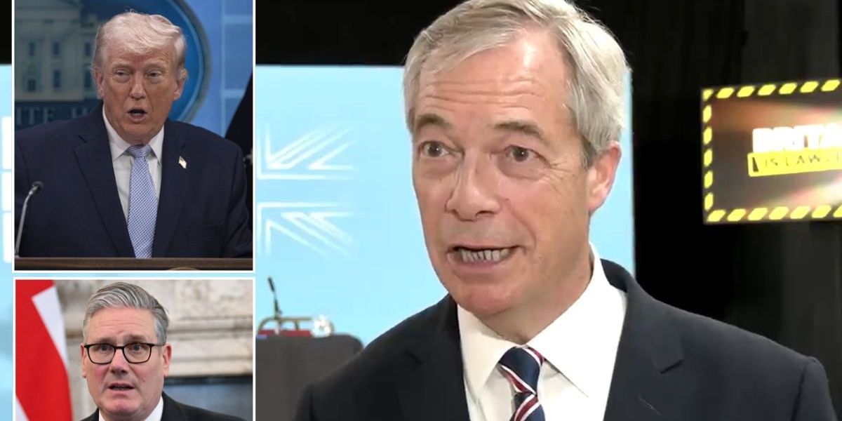 Nigel Farage reveals first thing Keir Starmer must do after Donald Trump compared PM to Neville Chamberlain Nigel Farage reveals first thing Keir Starmer must do after Donald Trump compared PM to Neville Chamberlain