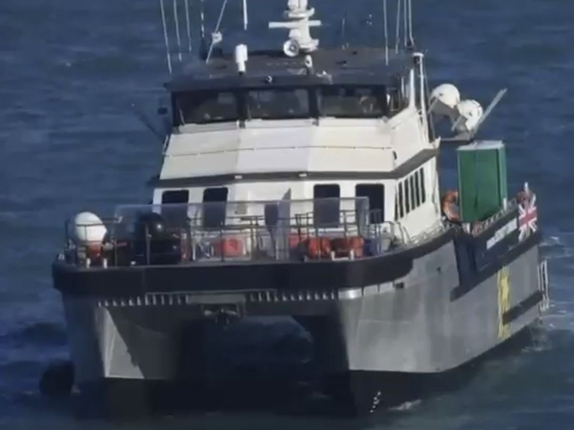 Border Security Command uses new vessels for first time today to pick up migrants in English Channel