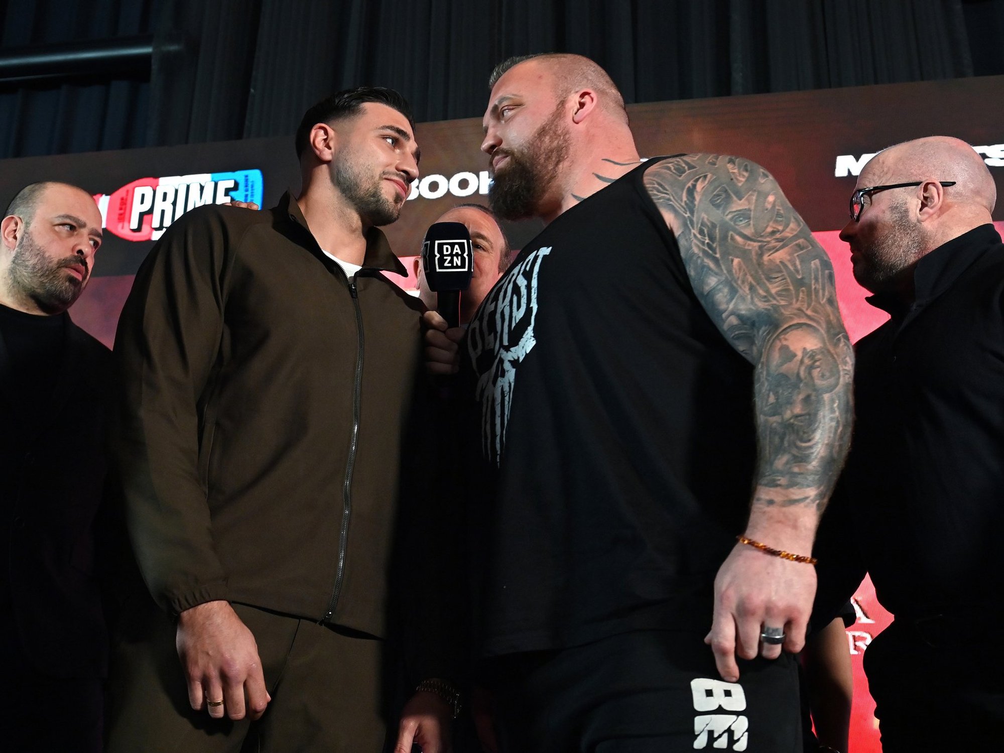 Boxing's latest farce as Tommy Fury and Eddie Hall face-off in fight billed: 'Beauty and the Beast'