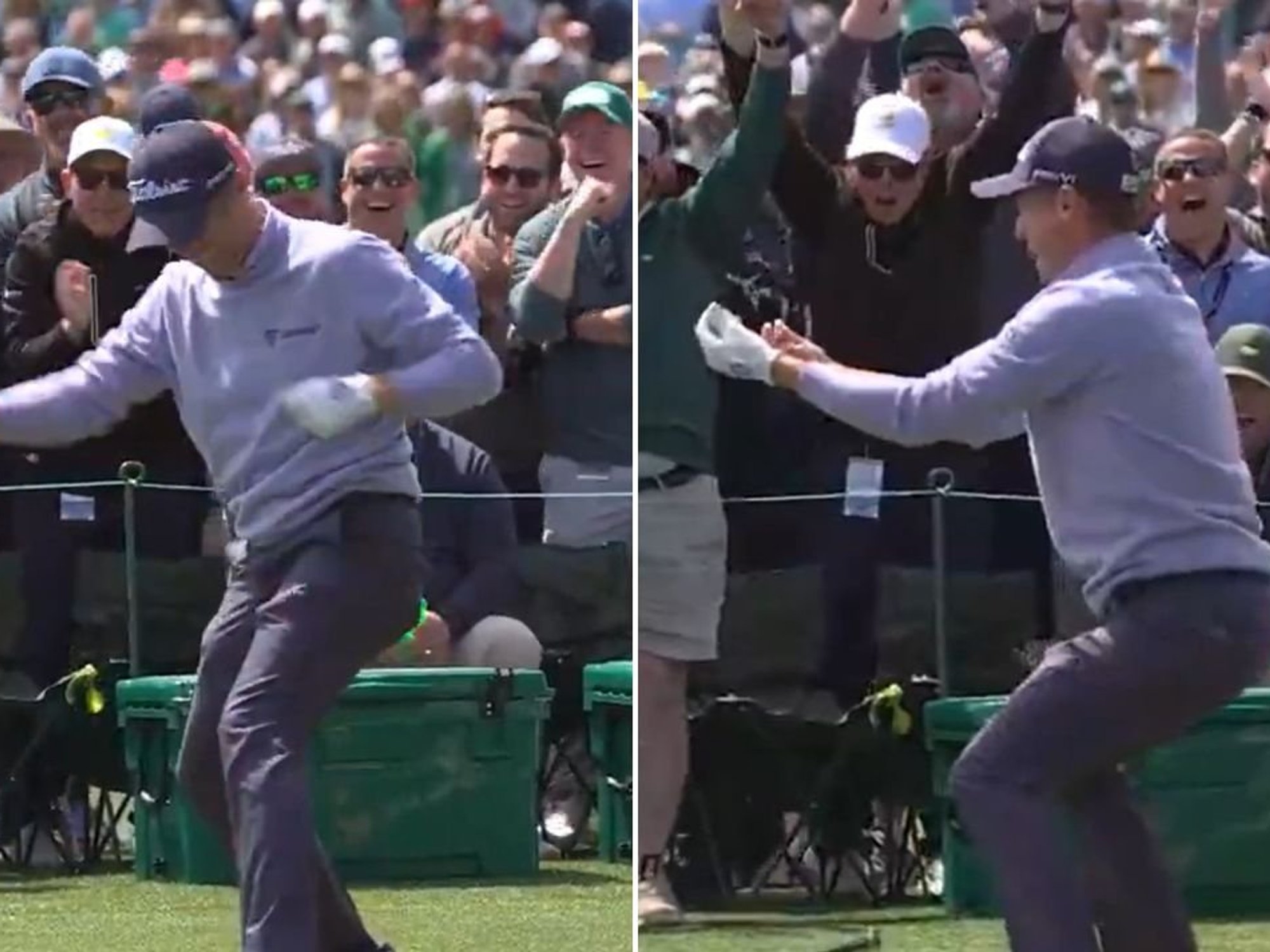 Justin Thomas hits first hole-in-one at Masters Par 3 and slyly hints at winning big bet