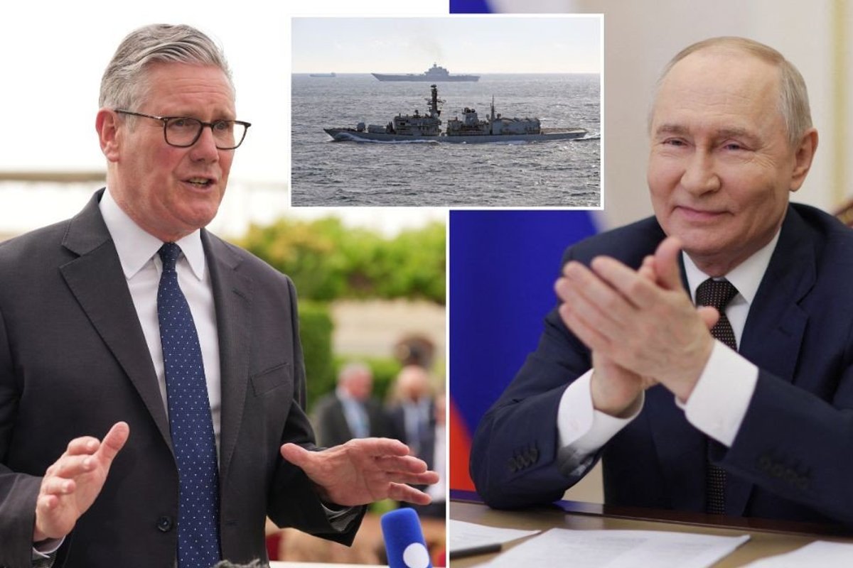 Keir Starmer mocked by Vladimir Putin as Russian warship sails through Channel despite PM’s vow to seize vessels