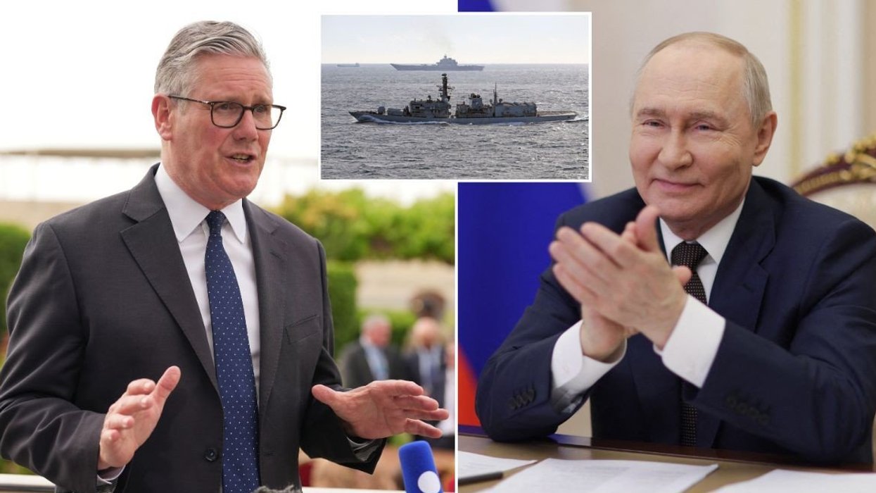 Keir Starmer mocked by Vladimir Putin as Russian warship sails through Channel despite PM’s vow to seize vessels