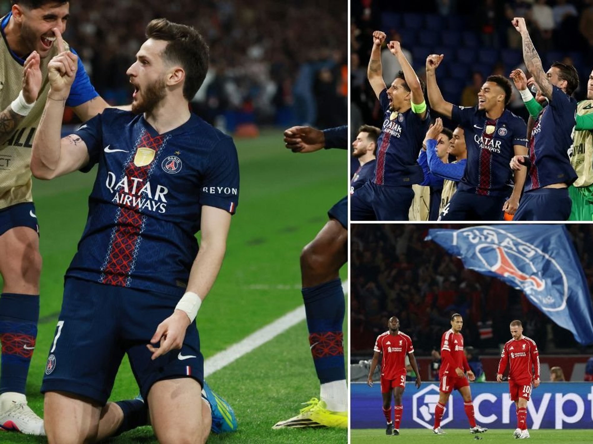 Liverpool face uphill Anfield battle after PSG secure huge Champions League advantage
