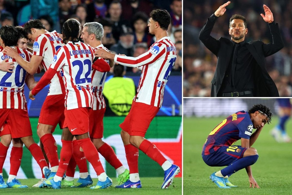 Diego Simeone's managerial first leaves Barcelona staring at Champions League exit after Atletico loss