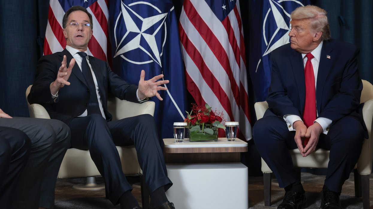 Donald Trump confronts Nato chief at White House as he suggests leaving military alliance in two-hour meeting